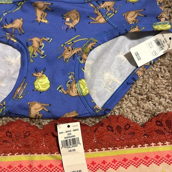 NWT Aerie holiday panty bundle (2) pair XS - Picture 2 of 3